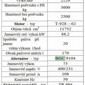 foto 60kW 400V diesel elektrocentrála přívěs