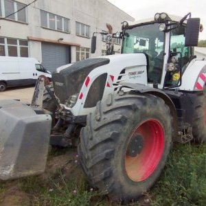 foto 18t stabilizační fréza 10m3 Stehr+ Fendt traktor+ sklápěč tandem
