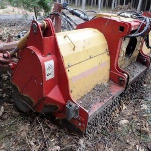 foto 2.5m fréza půdní hloubková za traktor Seppi Multiforst 250 kultivátor mulčovač