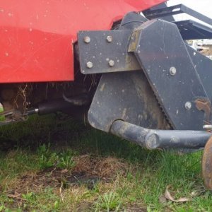 foto balíkovač seno 120x120cm agro přívěs za traktor Metal-Fach Z562