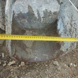 foto 115 a 120 cm lopaty Strickland/Rhinox beton