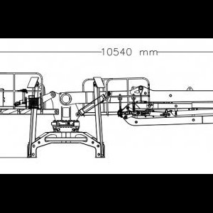 foto 18m beton rameno 125mm elektro výložník pavouk