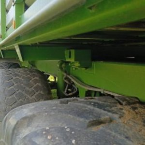 foto 55m3 silážní vůz 34/27t přívěs traktor agro tridem Bergmann