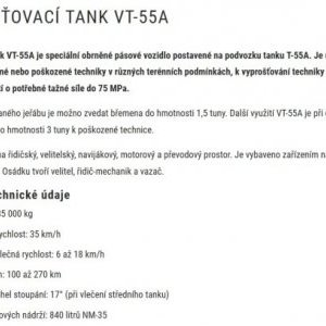 foto 35t tank vyprošťovací VT55