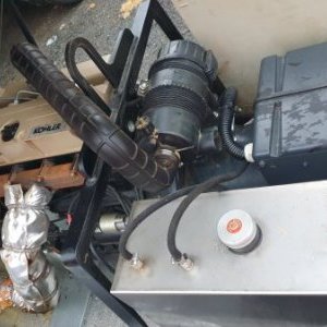 foto 400V agregát diesel přívěs s SPZ