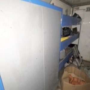 foto dílna nástavba skříň hák kontejner buňka