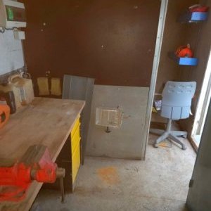 foto dílna nástavba skříň hák kontejner buňka