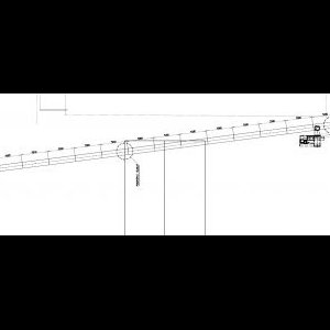foto 80m vzduchotechnika 3.5m3/s odsávač pilin dřevoprovoz ventilace