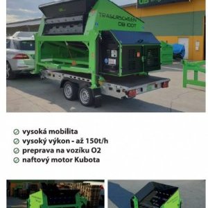 foto 150t/h třídič 4síta +přívěs 2.8t