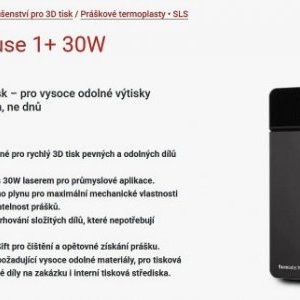 foto 3D SLS tisk set FormLabs Fuse1+