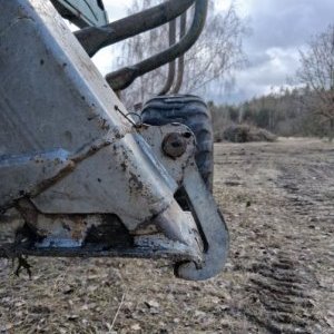 foto 11t vyvážecí přívěs+HR traktor tandem Pfanzelt P13