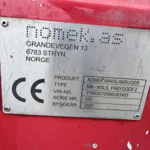 foto 1,5m3 cisterna fekál přívěs Tysse