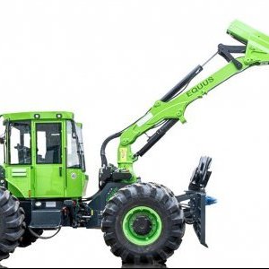 foto 13.4t les traktor +harvestor Equus 175 vyvážečka forwarder skidder