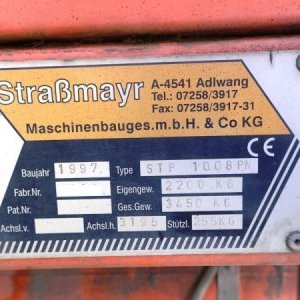foto nekompletní asfalt přívěs Patchmatic