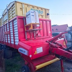 foto 46.5m3 krmný agro přívěs tandem Pöttinger Jumbo 8000