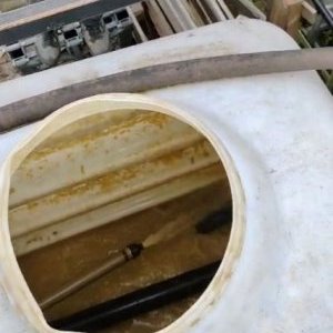 foto bentonit míchací stanice 2x4000 ltr ,elektrocentrála (po renovaci)